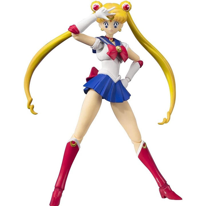 Figurina Sailor Moon S.H. Figuarts Sailor Moon Animation Color Edition 14 cm