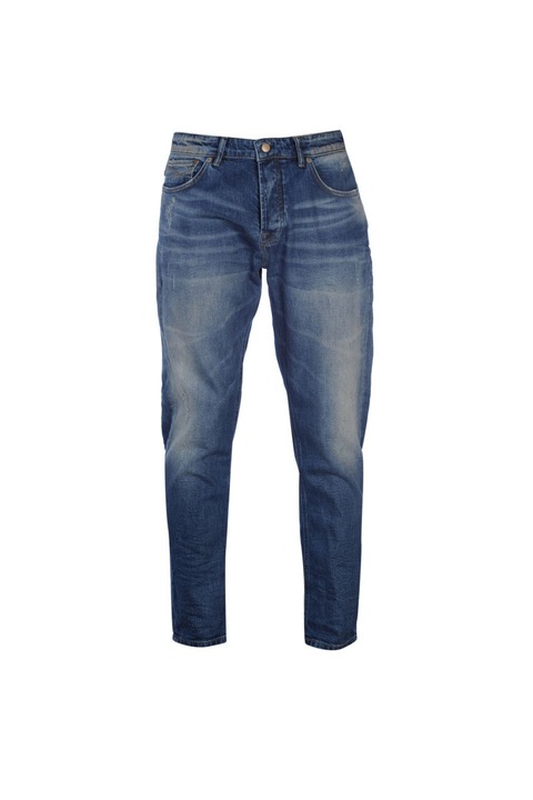 Blugi barbati Firetrap Mid Blackseal, Albastru inchis, W30-L32