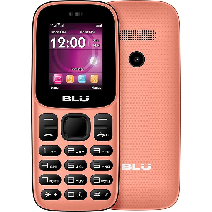 Мобилен телефон BLU Z5 Dual Sim, Розов, Меню на Български Език