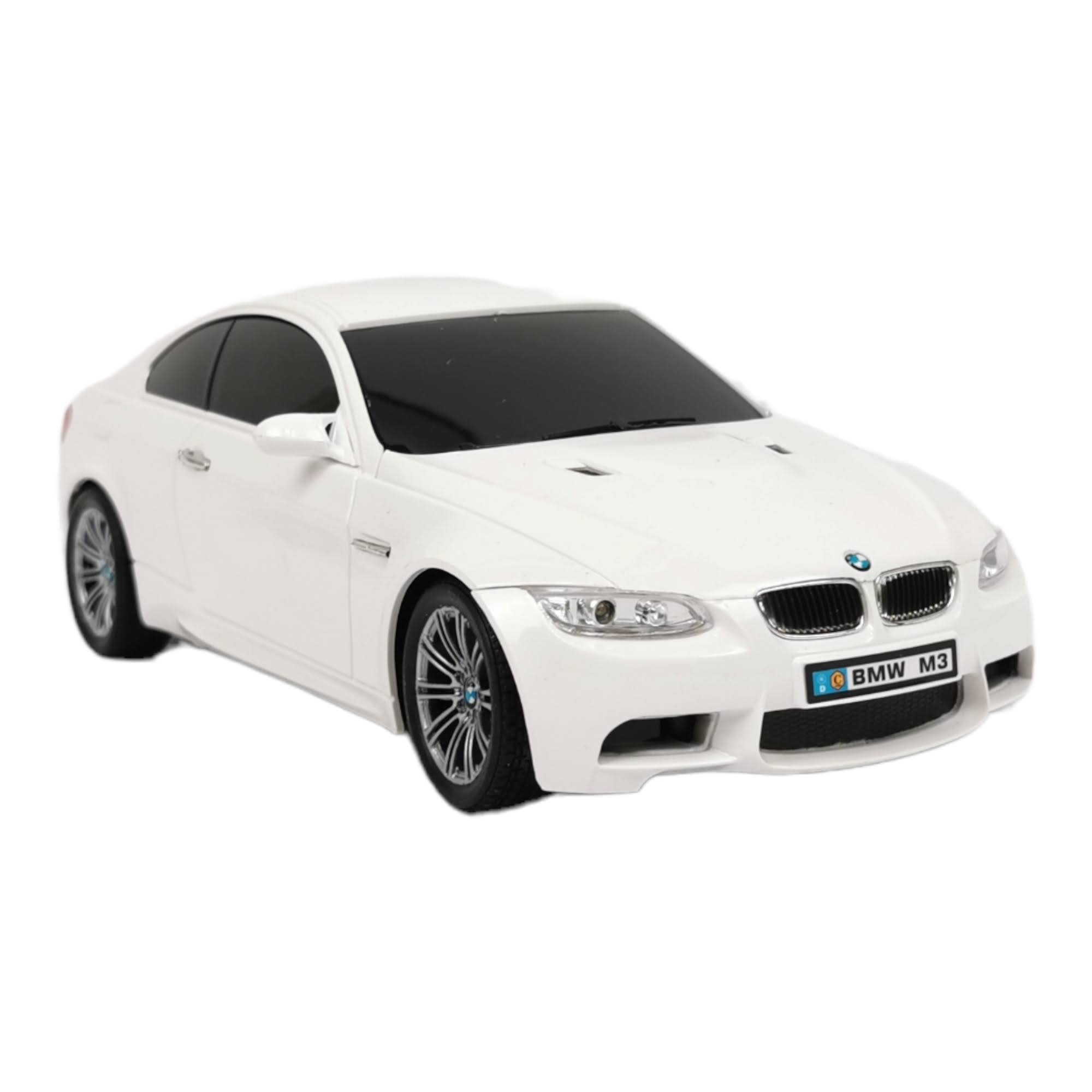 Детски автомобил BMW M3, С дистанционно управление, Бял - eMAG.bg