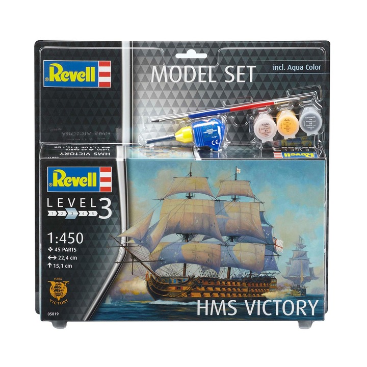 Revell hms victory hajó makett, 1:450