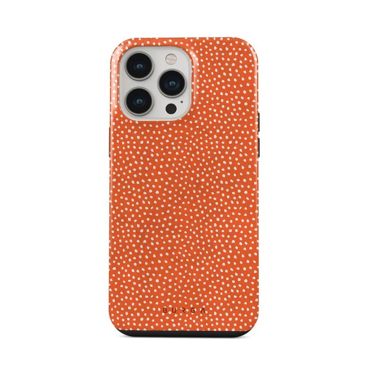 Husa Burga Dual Layer Vintage Edition compatibila cu iPhone 14 Pro