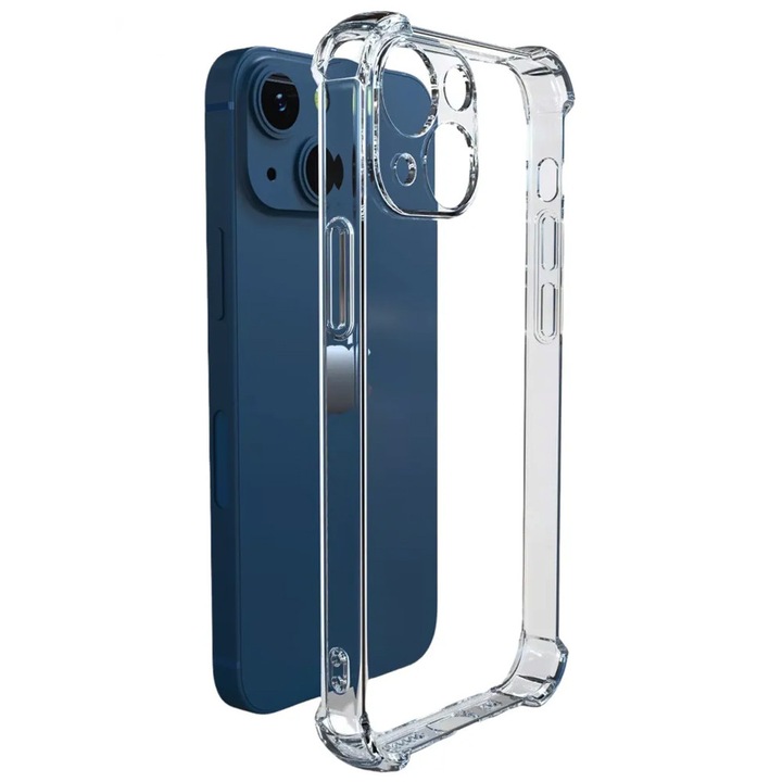 Husa de silicon compatibila cu Iphone 14, Transparenta