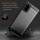 AZIAO Carbon Resistance калъф за Samsung Galaxy S20 Plus 4G / S20 Plus 5G, TPU по-добра защита, Fiber Design, Anti-Shock Optimization, Long Term Case, Titanium Black
