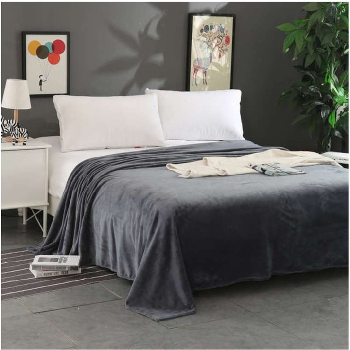 Одеяло Cocolino за 2 души, Tnagora®, сив цвят, 200x230 см