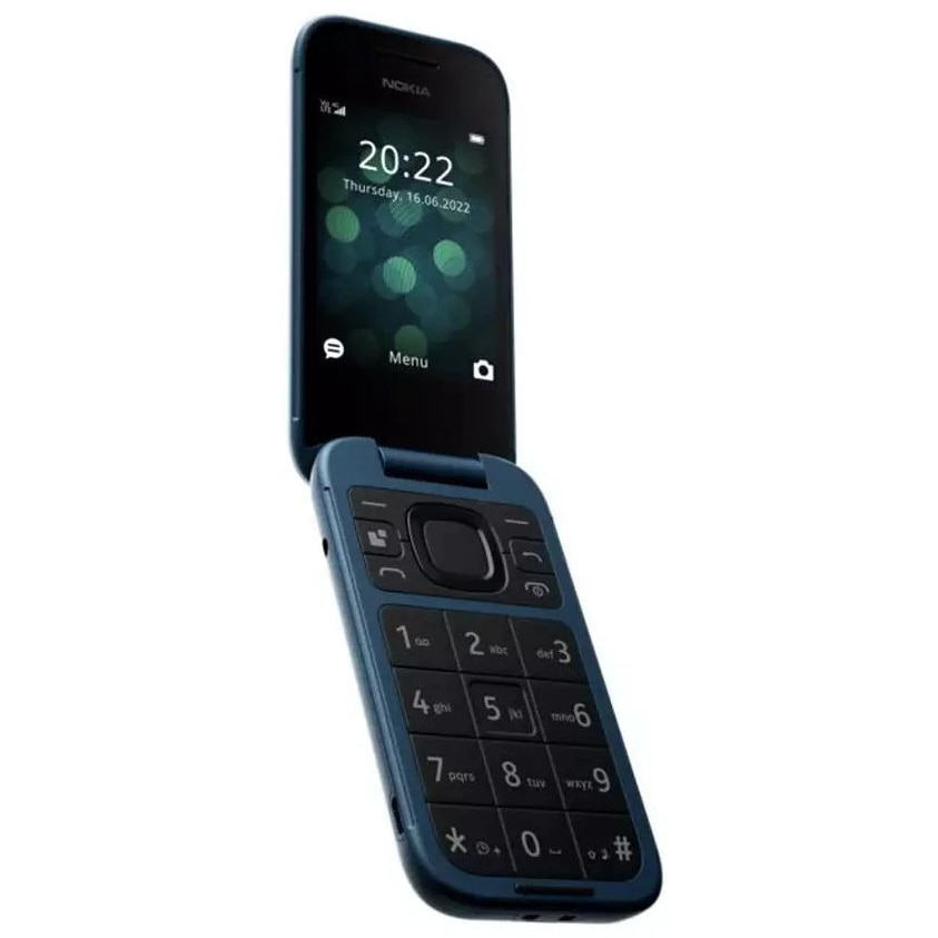 Telefon mobil Nokia 2660 Flip, Dual SIM, 4G, Blue - eMAG.ro