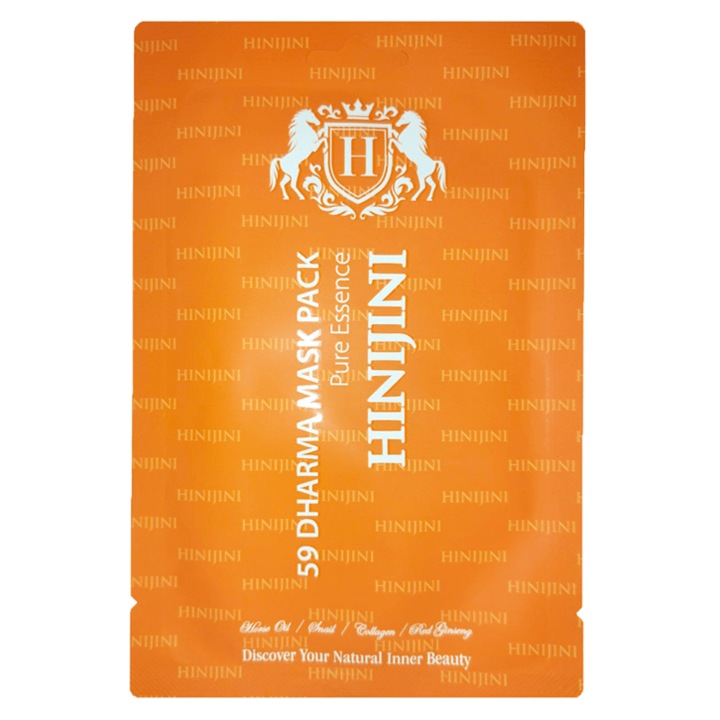 Подхранваща маска за лице Chamos Hinijini 59 Dharma, Против бръчки и отпусната кожа с конско масло, 25мл