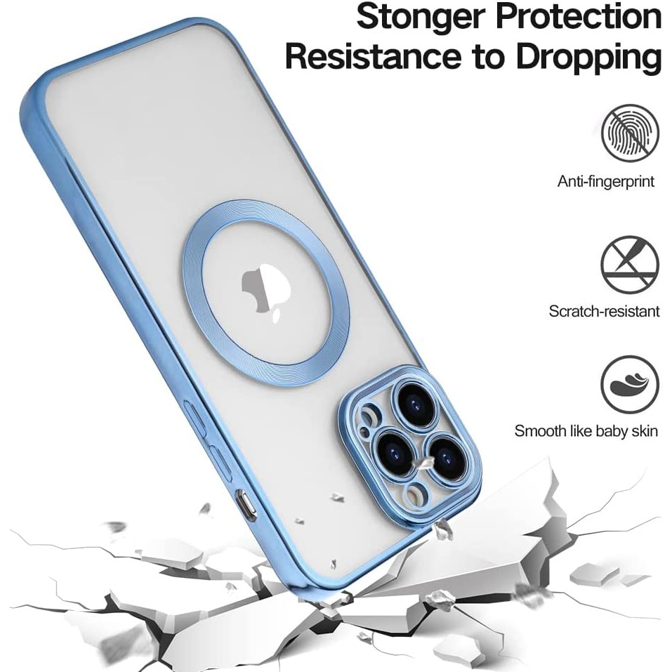 Husa MagSure Blue, compatibil cu IPhone 11 Pro Max