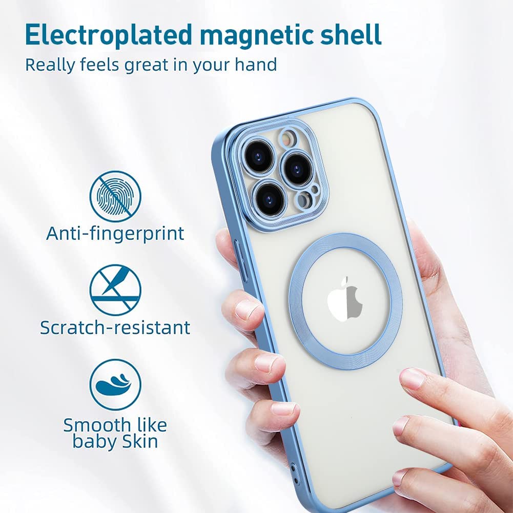 Husa MagSure Blue, compatibil cu IPhone 11 Pro Max