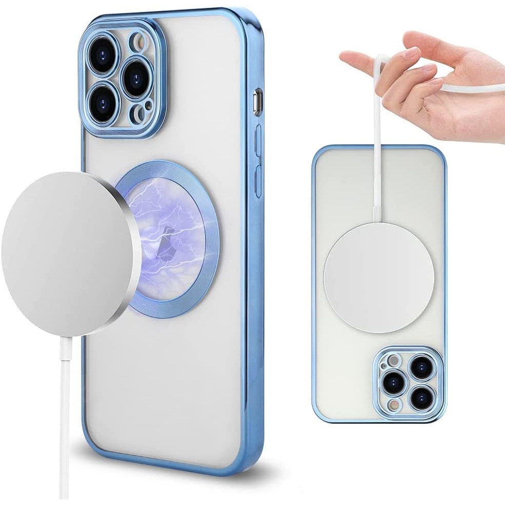 Husa MagSure Blue, compatibil cu IPhone 11 Pro Max