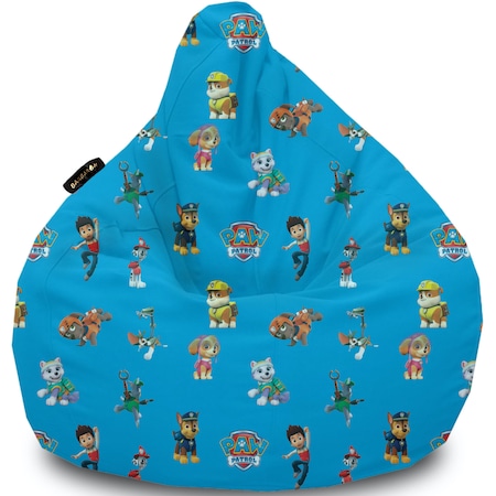 Fotoliu Puf, BARBARON, 90x50x50 cm, Model Paw Patrol, Multicolor