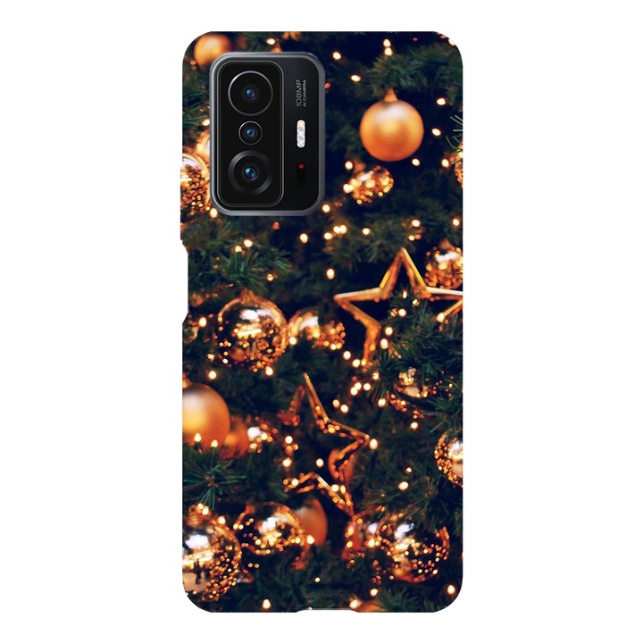 Коледен калъф, съвместим с Xiaomi Redmi Note 11 Pro модел Коледна украса, Силикон, TPU, обратното