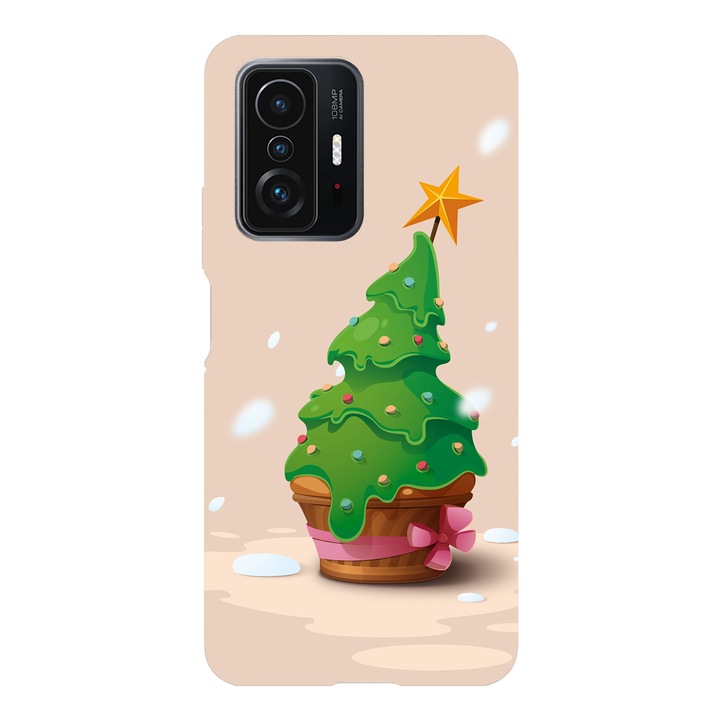 Husa Craciun compatibila cu Xiaomi Redmi Note 11 Pro model Christmas Muffin, Silicon, TPU, Viceversa