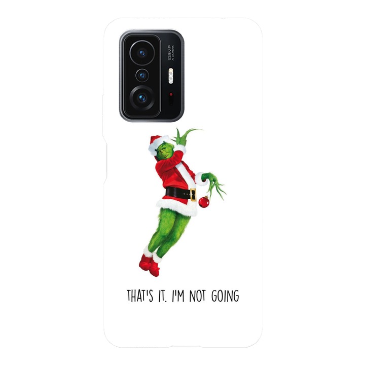 Husa Craciun compatibila cu Xiaomi Redmi Note 11 model Grinch canceling Christmas, Silicon, TPU, Viceversa