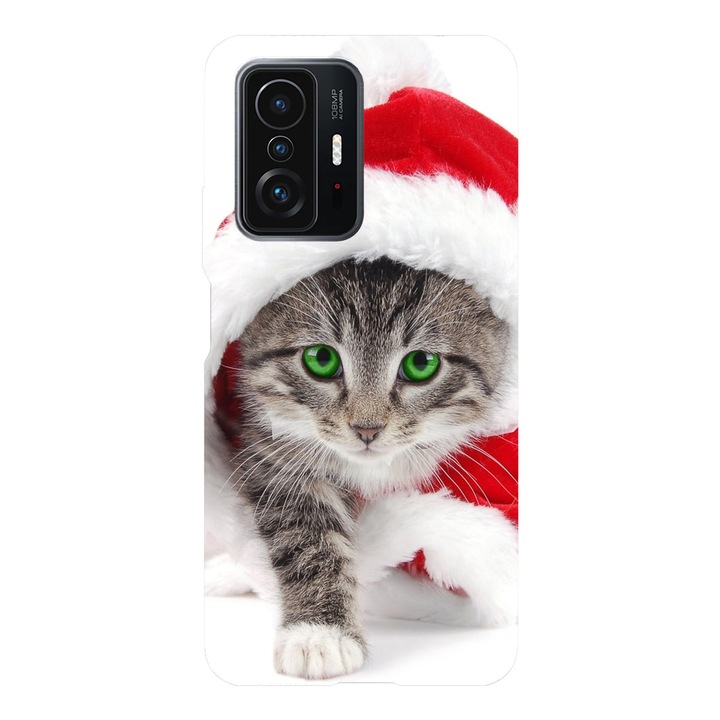 Husa Craciun compatibila cu Xiaomi Redmi Note 11 Pro model Kitty Christmas, Silicon, TPU, Viceversa