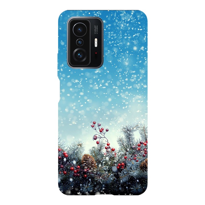 Husa Craciun compatibila cu Xiaomi Redmi Note 11 Pro model Christmas Card, Silicon, TPU, Viceversa