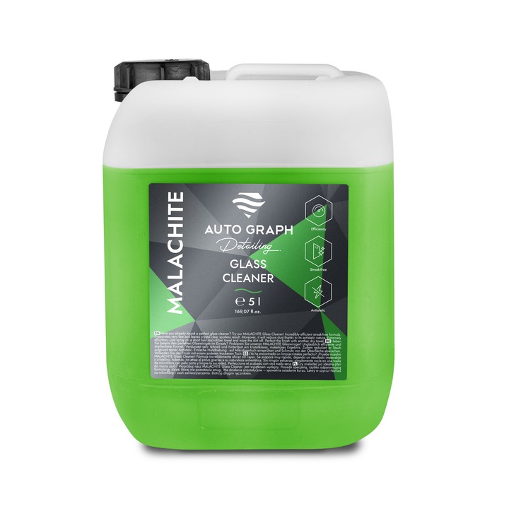 Solutie curatare sticla auto, Auto Graph, Malachite Glass Cleaner, 5L