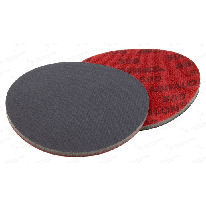 Диск за шлайфане, Mirka, 150 мм, зърно 500, червен/сив