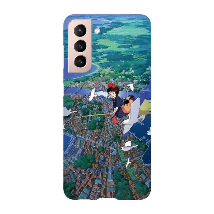 Husa compatibila cu Samsung Galaxy S22 Ultra model Kiki's Delivery Service, Silicon, TPU, Viceversa