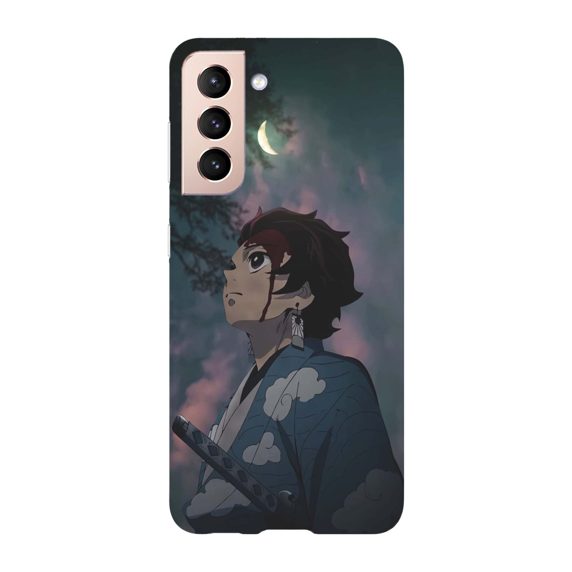 Капак, съвместим с модел Samsung Galaxy S21 Ultra Night Silence Tanjiro