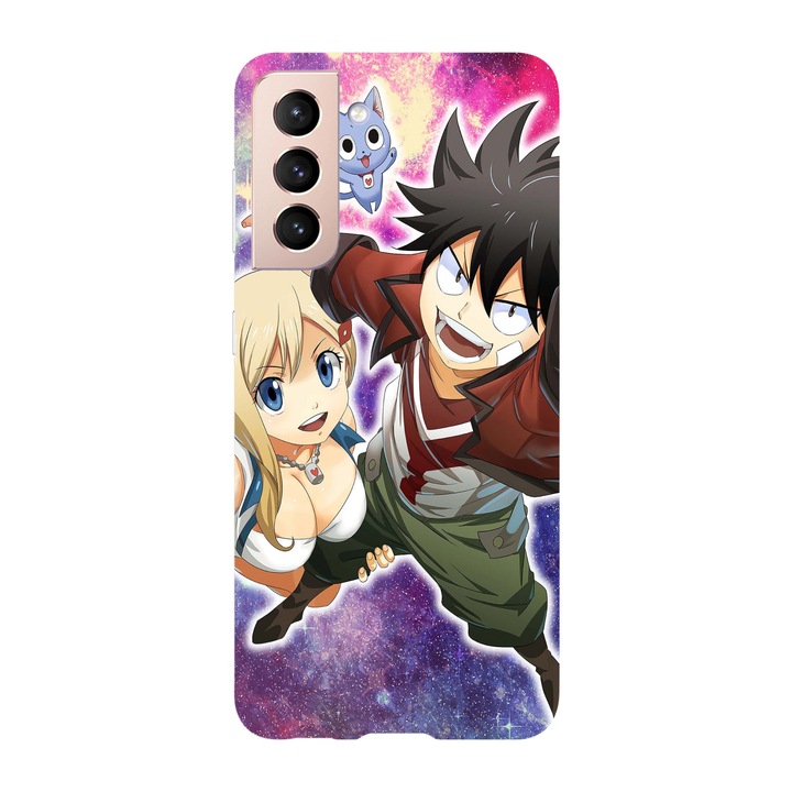 Husa compatibila cu Samsung Galaxy S21 FE model Shiki, Rebeca and Happy Edens Zero, Silicon, TPU, Viceversa