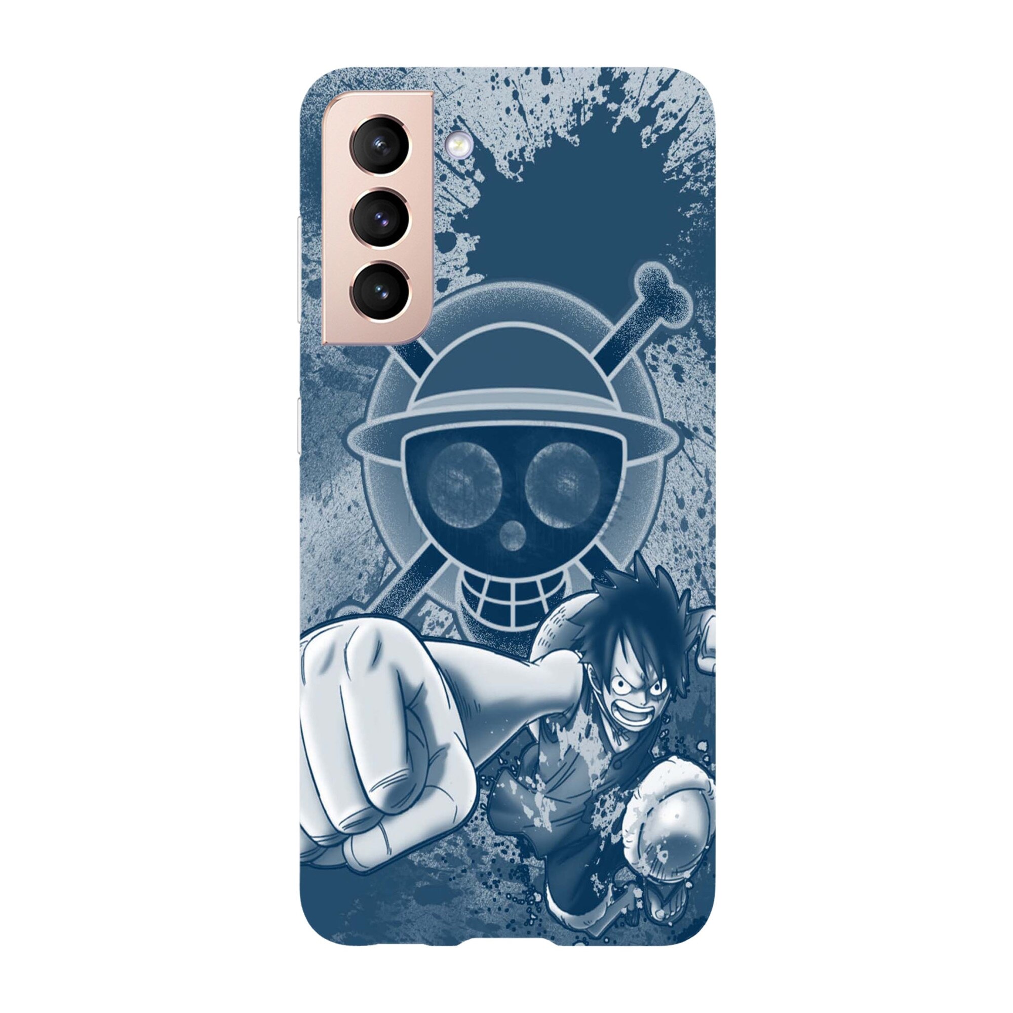 Générique Coque Pour Galaxy A13 5g - One Piece Au Chapeau Luffy - Silicone - Noir