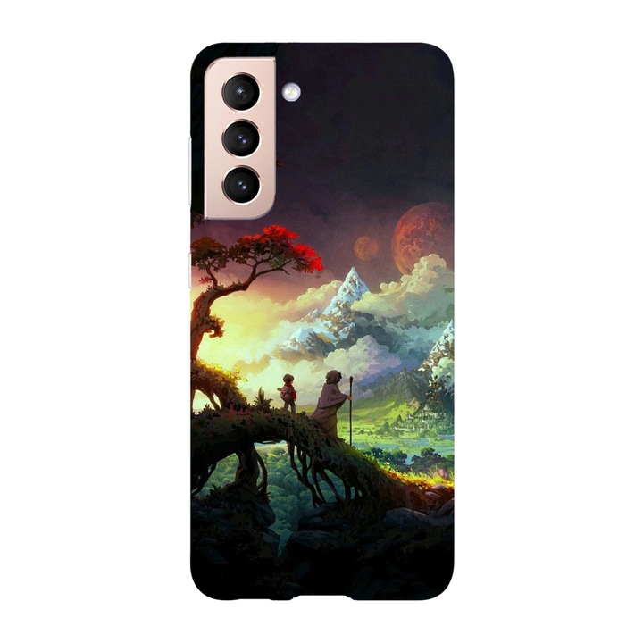 Капак, съвместим с модел Samsung Galaxy S20 FE The worm world saga, силикон, TPU, обратното