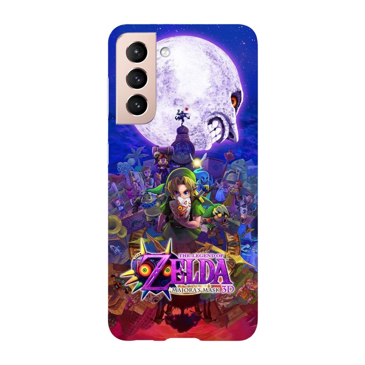 Husa compatibila cu Samsung Galaxy S22 Plus model Zelda Majoras mask, Silicon, TPU, Viceversa