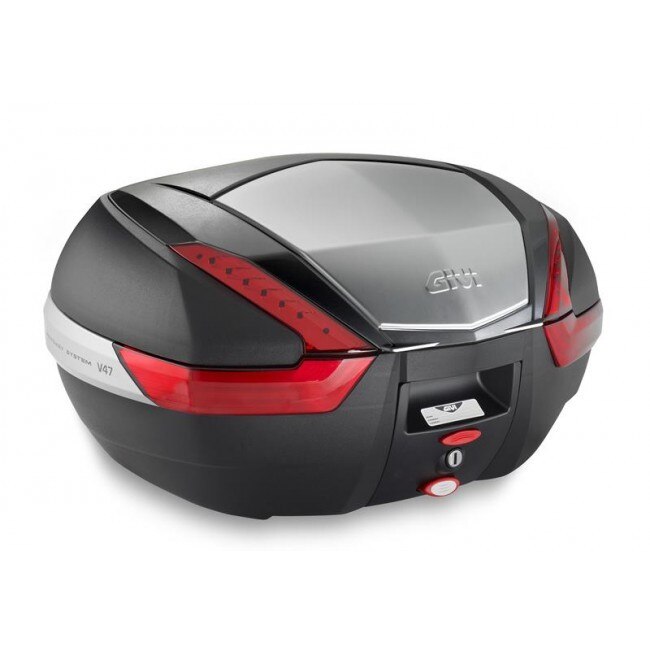 Top Case Givi V47N Monokey Negru cu capac argintiu 47 lt.