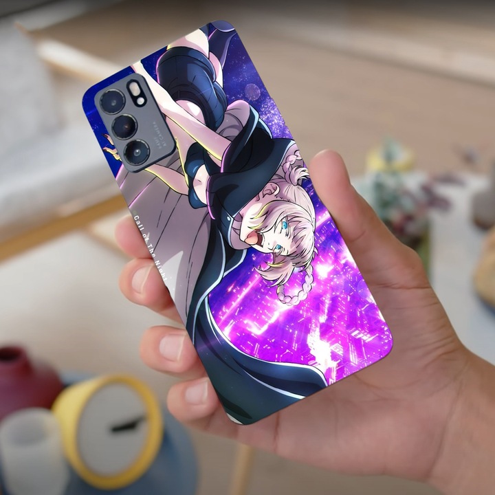 Калъф, съвместим с Oppo A73 модел Call of the Night Nazuna Nanakusa, силикон, TPU, обратно