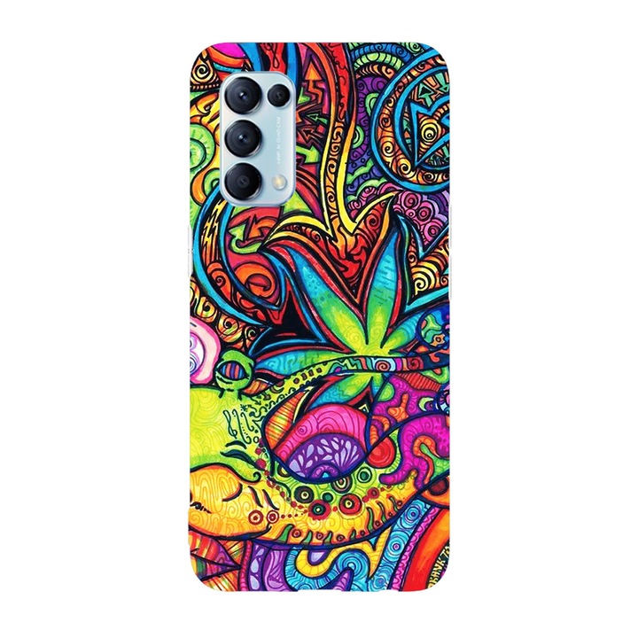 Капак, съвместим с Oppo Reno 5 4G модел Съобщение от ayahuasca, Silicon, TPU, Viceversa