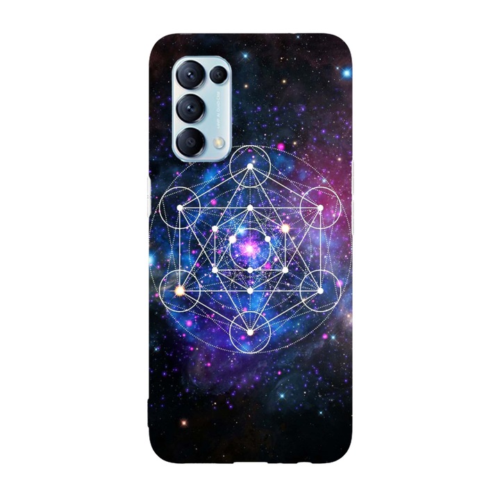 Калъф, съвместим с модел Oppo Reno 5 4G Sacred geometry, Silicone, TPU, Viceversa