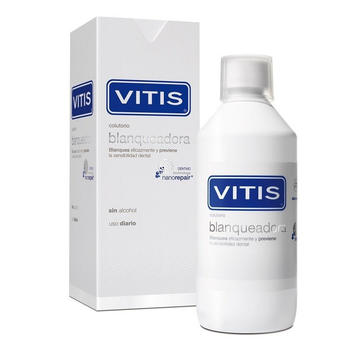 Apa de gura Vitis Whitening Mouthwash 500 ml Dentaid