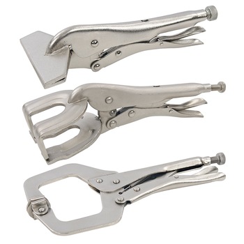 Set 3 cleme prindere pentru sudura , Silverline Set 3 cleme prindere pentru sudura , Silverline