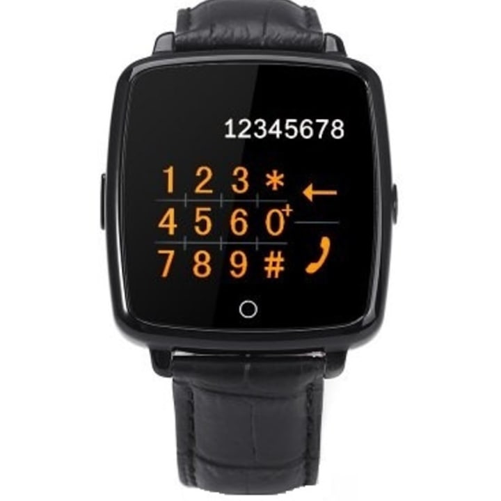 Ceas Smartwatch cu telefon iUni U11C Plus, Black