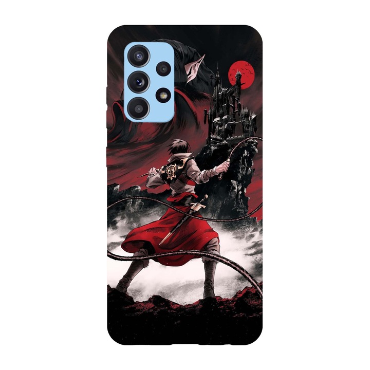 Кейс съвместим с Samsung Galaxy A51 5G модел Belmont Castlevania, силикон, TPU, обратното