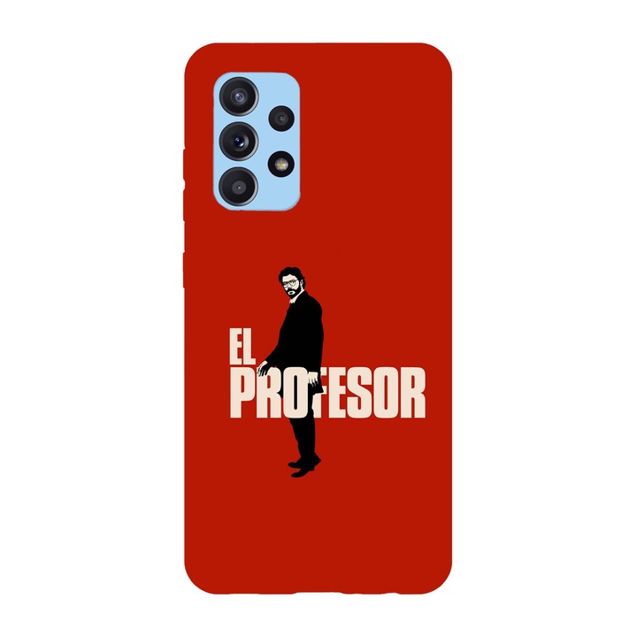 Кейс съвместим с Samsung Galaxy A42 5G модел El professor Casa del papel, Силикон, TPU, Обратно