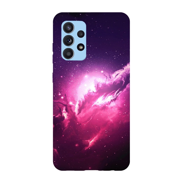 Кейс съвместим с Samsung Galaxy A42 5G модел Endless galaxy, силикон, TPU, обратното