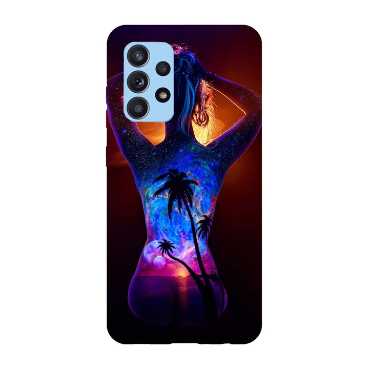 Husa compatibila cu Samsung Galaxy A72 5G model Fantasy galaxy, Silicon, TPU, Viceversa