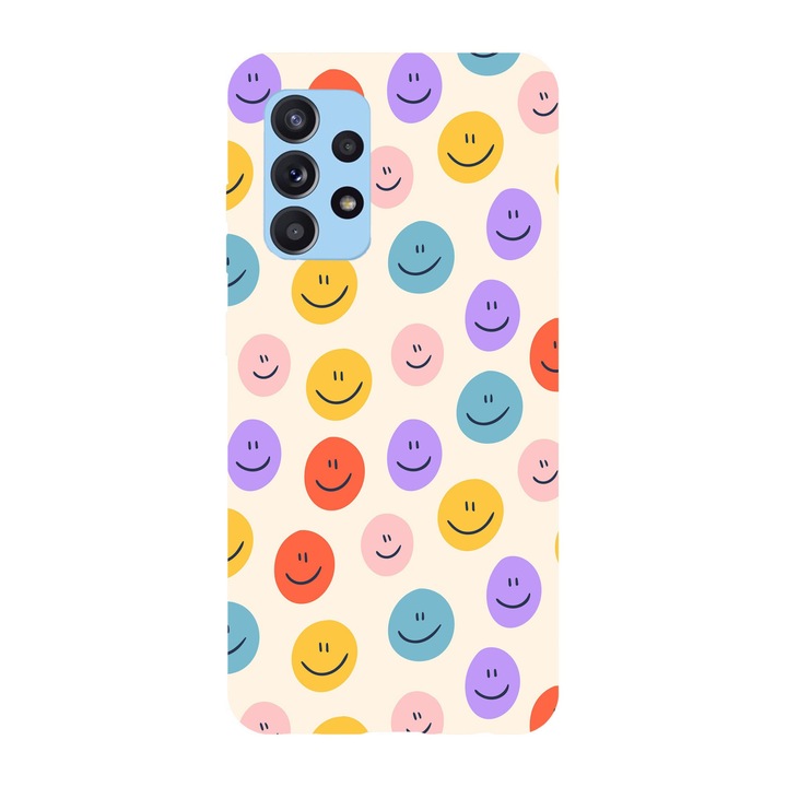 Кейс съвместим с модел Samsung Galaxy A42 5G Just smile, Силикон, TPU, Обратно