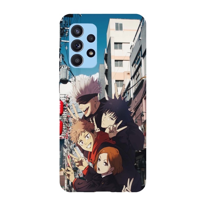 Кейс съвместим с Samsung Galaxy A21s модел Jujutsu Kaisen Anime, силикон, TPU, обратното