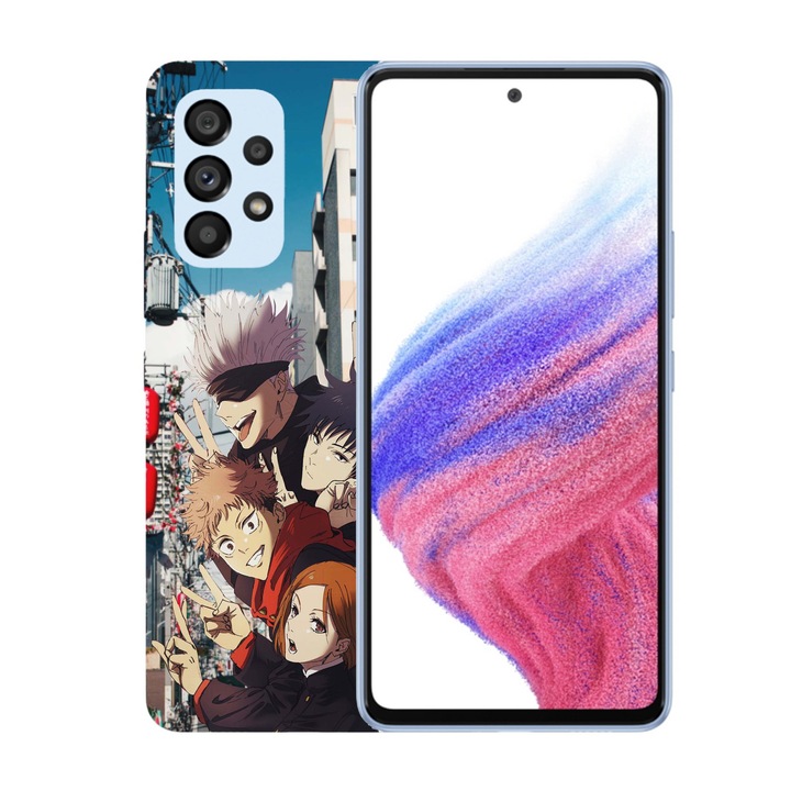 Husa compatibila cu Samsung Galaxy A53 5G model Jujutsu Kaisen Anime, Silicon, TPU, Viceversa