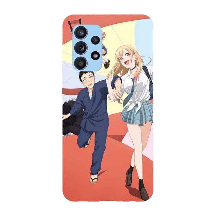 Husa compatibila cu Samsung Galaxy A72 5G model My Dress Up Darling Gojo and Marin, Silicon, TPU, Viceversa
