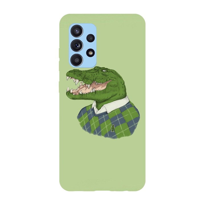 Кейс за Samsung Galaxy A71 модел Mr. Crocodile, силикон, TPU, обратното