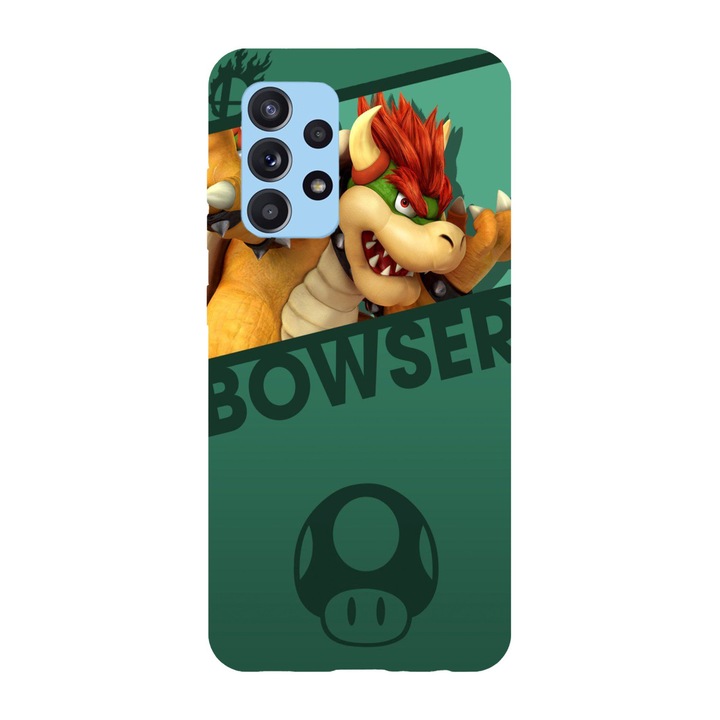 Кейс съвместим с модел Samsung Galaxy A51 Opponent Bowser, силикон, TPU, обратното