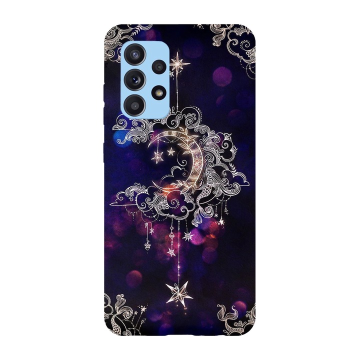 Калъф, съвместим с модел Samsung Galaxy A53 5G Moon art, силикон, TPU, обратно