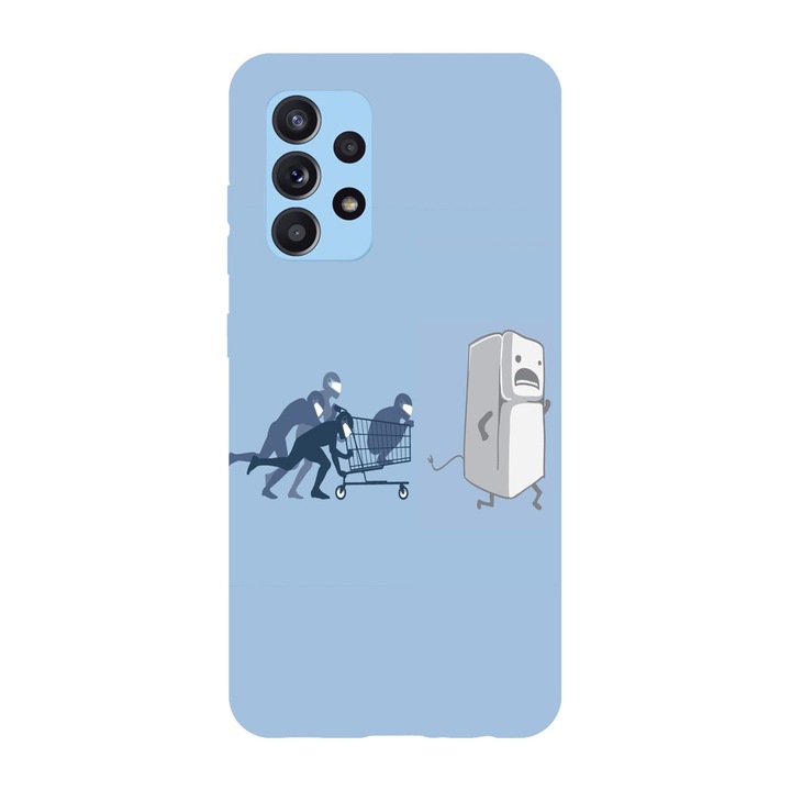 Husa compatibila cu Samsung Galaxy A72 5G model Shopping spree, Silicon, TPU, Viceversa