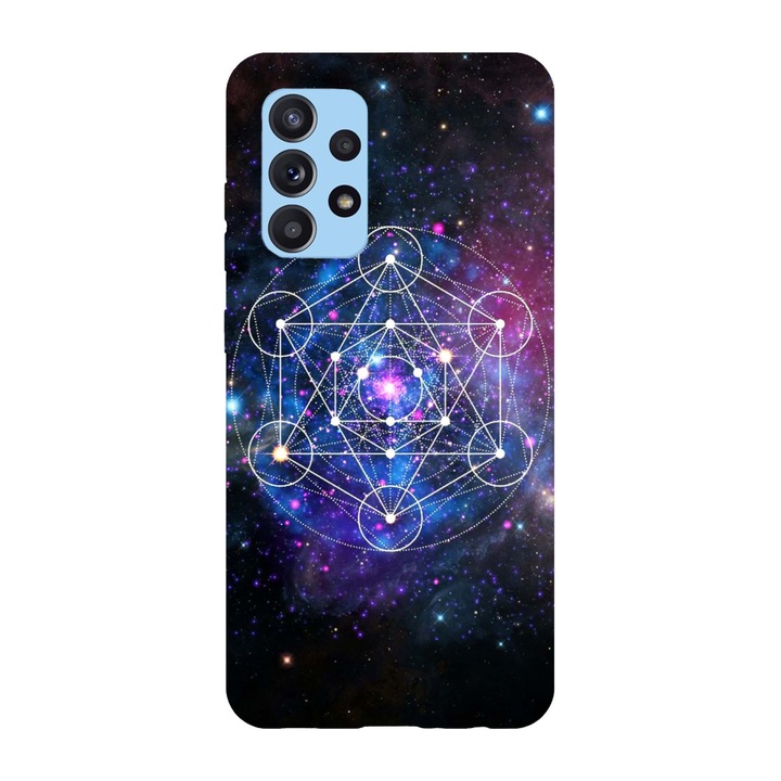 Кейс съвместим с модел Samsung Galaxy A51 5G Свещена геометрия, Силикон, TPU, Обратно