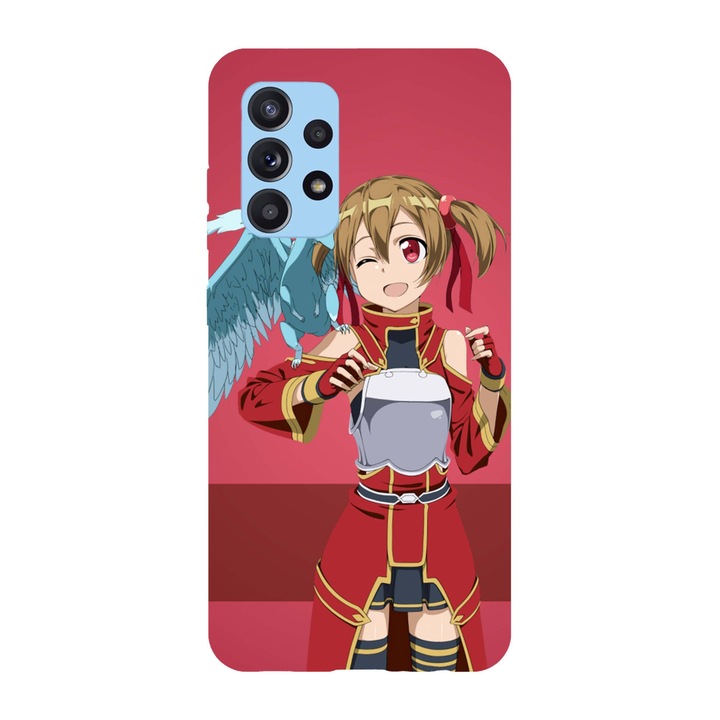 Husa compatibila cu Samsung Galaxy A33 5G model Silica and Pina Sword Art Online, Silicon, TPU, Viceversa