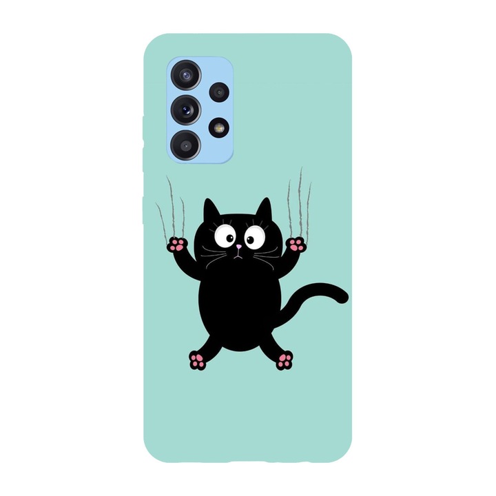 Husa compatibila cu Samsung Galaxy A72 5G model Spidercat, Silicon, TPU, Viceversa